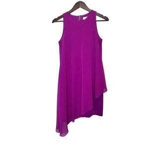Ted Baker Locie‎ Jersey Asymmetrical Dress Pink Size 4 (As Seen On Screen)